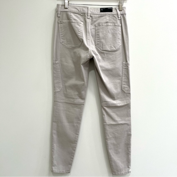 J Brand skinny utility driftwood light tan skinny cargo pants size 26 - Picture 3 of 11